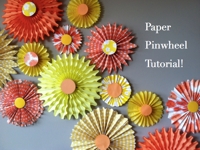 Design Improvised Paper Pinwheels